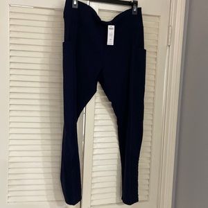 Chico’s Zenergy Pintuck Moto Leggings